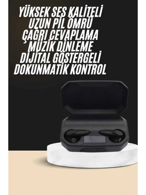 Kulak İçi Bluetooth Kulaklık Rgb Işıklı Çift Mikrofonlu iOS/Android Uyumlu BT 5.2