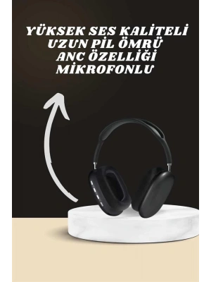 Kulak Üstü Kulaklık Pro9 ve Yeni Nesil Akıllı Saat Android ve İOS Uyumlu ANC Özelliği