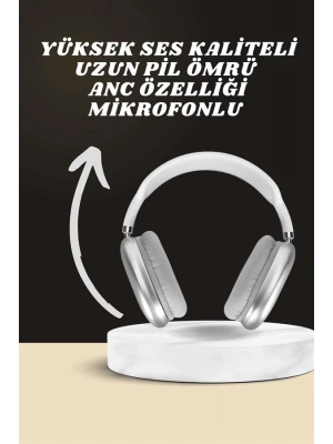 Kulak Üstü P9 Kablosuz Bluetooth Kulaklık ve 7 Kordonlu Akıllı Saat