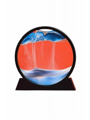 Kum Saati Yuvarlak Şık Kum Tablosu Dekoratif Kum Sulu Kum Saati