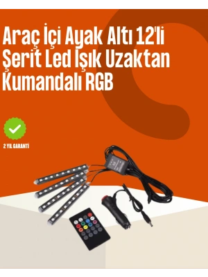 Kumandalı Araç LED Şerit Işıklar