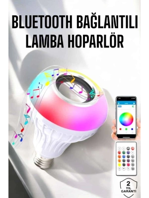 Lamba Led Hoparlör Dayanıklı ve Uzun Ömürlü Bluetooth Hoparlör