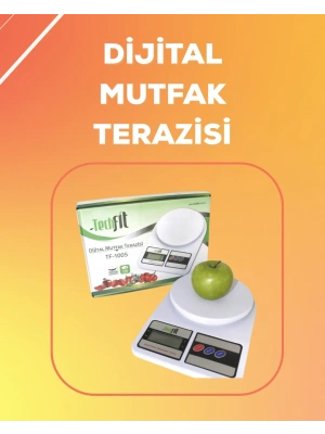 LCD Ekranlı Yüksek Hassasiyetli Dijital Mutfak Terazisi