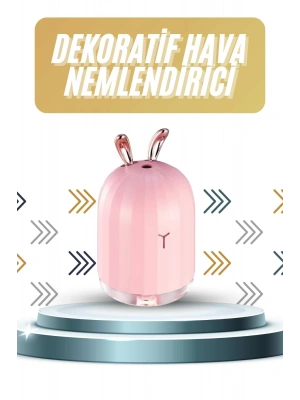 Led Işıklı Hava Nemlendirici Buhar Makinesi Dekoratif Aromaterapi