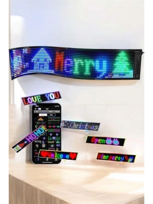 Led Matrix Panel Dijital Ekran Kumandalı Pixsel Görünümlü