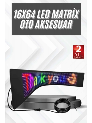 Led Panel 16*64 Led Uzaktan Kumandalı Telefon Kontrollü LED Ekran