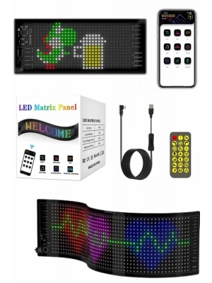 Led Panel 16*64 Led Uzaktan Kumandalı Telefon Kontrollü LED Ekran