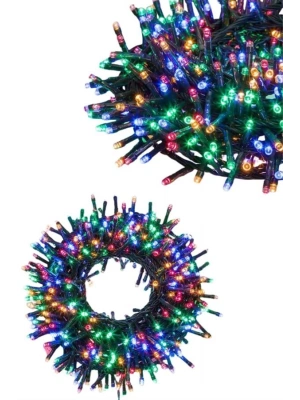 Ledli Fişli Led Dekor Lambası 5M RGB Yılbaşı Ağacı Işığı