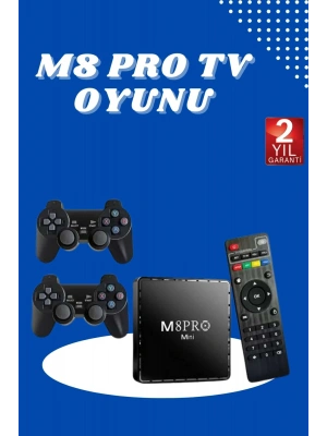 M8 PRO MINI 4 8 10 K HD HDR Android Tv 5G Retro 10000 Oyunlu