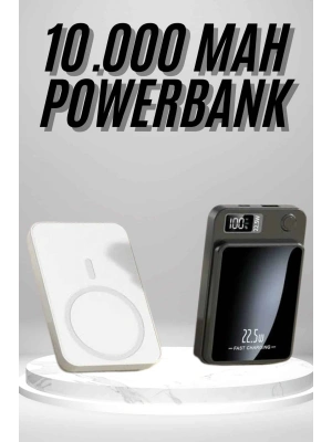 Magsafe Hızlı Şarj 10.000 Mah Wireless Şarj Powerbank Android ve İOS Uyumlu