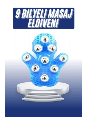 Masaj Aleti El Şeklinde Omuz Bacak Bilyeli Masaj Eldiveni El Şekilli