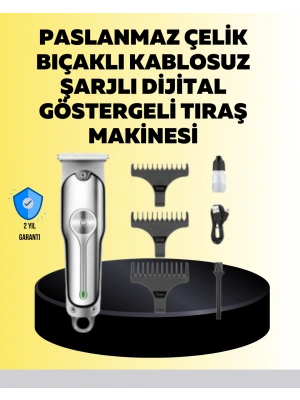 Metal Gövdeli Saç Sakal Kesme Makinesi – Hassas Kesim İçin