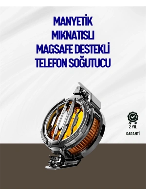 Mıknatıslı ve Aparatlı Montajlı Soğutucu Fan | Her Cihaza Uyumlu | LED Göstergeli