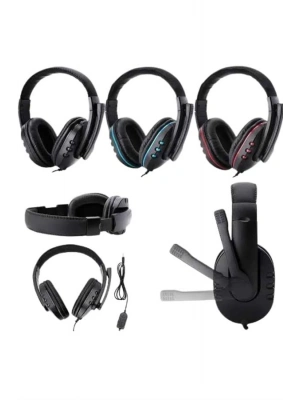 Mikrofonlu Gamer Kulaklık Oyuncu Kulaklığı Yüksek Ses Kaliteli Stereo Yumuşak Yastıklar