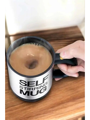 Mikser Kupa Yazılı Mug Bardak Karıştırma Özelliği