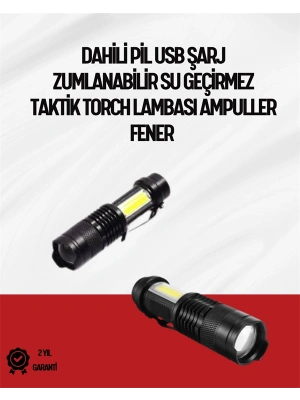 Mini Boy LED El Feneri - 2000 Lümen, Su Geçirmez Tasarım
