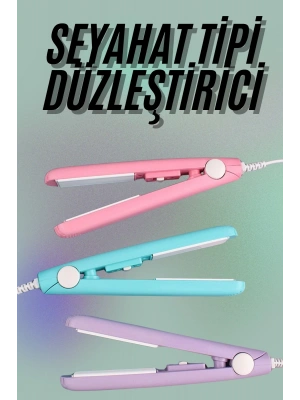 Mini Düzleştirici Seramik Kaplama Seyahat Tipi Elektriklenme Karşıtı