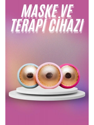 Mini Maske ve Işık Terapi Cihazı Led  Akıllı Maske Hassas Ciltlere Özel
