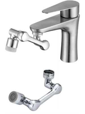 Mutfak Musluk Başlığı 1080 Derece Dönebilir Oynar Başlıklı Musluk Aparatı