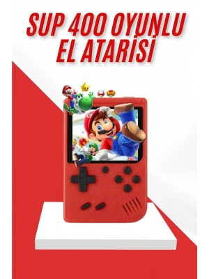 Nostalji Oyunlu Mini Atari Gamebox 400 Oyunlu El Atarisi