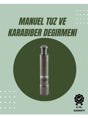 Orta Boy Kararbiber ve Tuz Öğütücü – Kolay Kullanım, Şık Tasarım