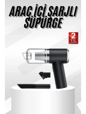 Oto Araç Ev Taşınabilir El Tipi Süpürge Mini Araç Süpürgesi Vakumlu