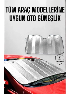 Oto Güneşlik Tüm Araç Tiplerine Uygun Isı Önleyici