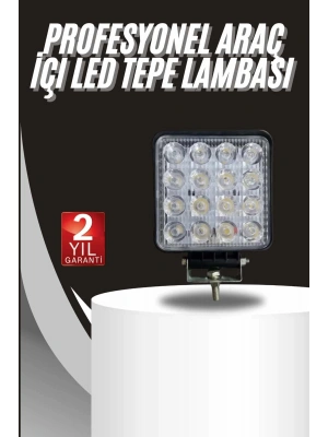 Oto Lamba 10 Led Işık Ayarlanabilir Yüksek Aydınlatmalı Beyaz Far