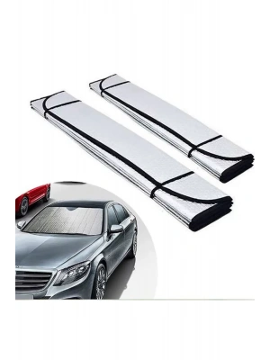 Oto Ön Cam Güneşlik Katlanabilir UV Koruyucu Renault Megane Hyundai i20 Opel Astra Toyota Corolla