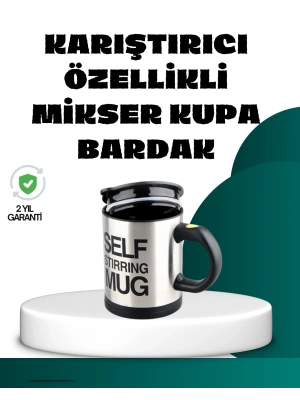 Otomatik Karıştırmalı Termos Kupa | USB Şarjlı ve Ergonomik Tasarım