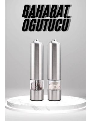 Otomatik Tuz ve Karabiber Öğütücü Baharat Öğütücü Tuz Karabiber Değirmeni