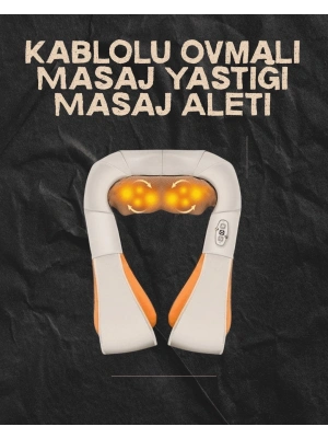 Ovmalı Isıtmalı Elektrikli Masaj Aleti – Boyun, Sırt, Bel, Omuz ve Bacak İçin Profesyonel Masaj Aleti