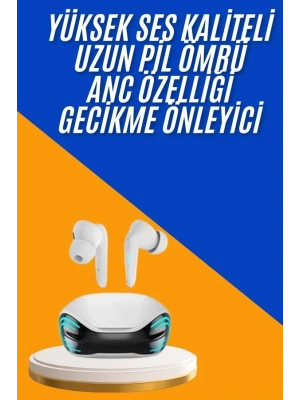 Oyuncu Kulaklığı Mikrofonlu Gürültü Engelleme Gecikme Önleyici Bluetooth Kulaklık