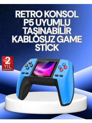 P5 Retro GamePad | 520 Klasik Oyunlu Mini Oyun Konsolu