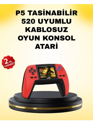 P5 Retro GamePad 520 Oyunlu TV ve Elde Oynanabilir Konsol
