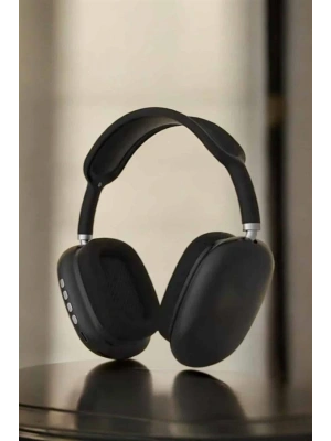 P9 Plus Kulaklık Siyah Bluetooth Bağlantılı Kulak Üstü Kablosuz