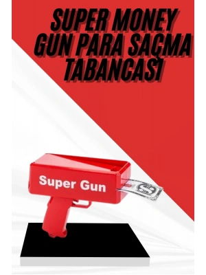 Para Dolar Atma Makinası Super Money Gun Para Saçma Fırlatma Tabancası