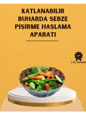 Paslanmaz Çelik Buharda Pişirme Sepeti – Temizlemesi Kolay, Dayanıklı Tasarım