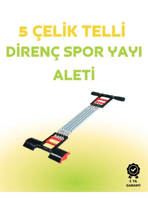 Paslanmaz Çelik Yaylı Çoklu Dirençli Kol ve Gövde Egzersiz Aleti