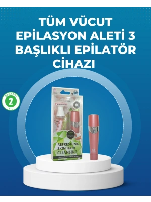 Pembe Epilasyon Cihazı – Acısız Tüy Temizliği