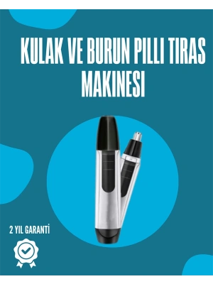 Pil ile Çalışan Kulak, Burun ve Kaş Tımar Cihazı