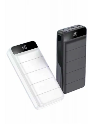 Powerbank 50.000 Mah Dijital Göstergeli Taşınabilir 4 Portlu Hızlı Powerbank