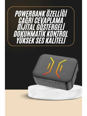 Powerbank Bluetooth Kulaklık Oyuncu Kulaklığı Yüksek Ses Kaliteli