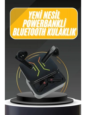 Powerbank Bluetooth Kulaklık Oyuncu Kulaklığı Yüksek Ses Kaliteli