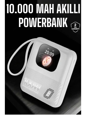 Powerbank Ekranlı Çok Fonksiyonlu Müzik Dinleme Kitap Okuma