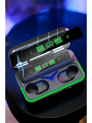 Powerbank Özellikli Kablosuz Bluetooth Kulaklık RGB Işıklı