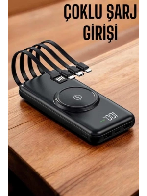 Powerbank Taşınabilir 10.000 Mah Hızlı Şarj Dijital Göstergeli
