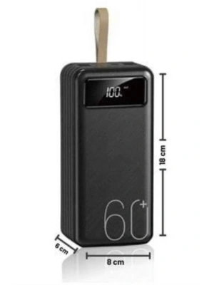 Powerbank Yüksek Kapasiteli 60.000 Mah Hızlı Şarj Şarj Özellikli Batarya