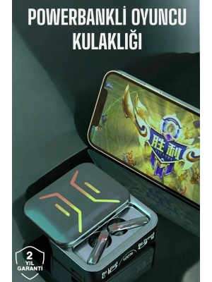 Powerbankli Bluetooth Kulaklık Yüksek Ses Kaliteli Kablosuz