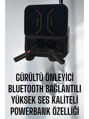 Powerbankli Bluetooth Kulaklık Yüksek Ses Kaliteli Kablosuz